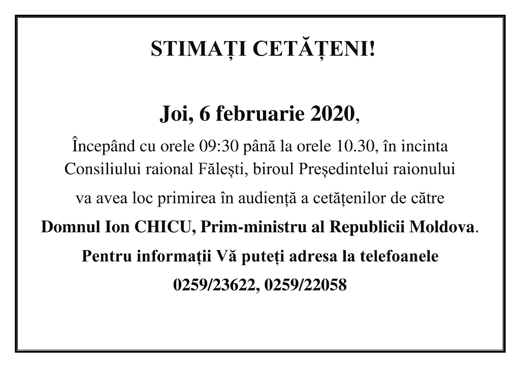 aviz prim ministru