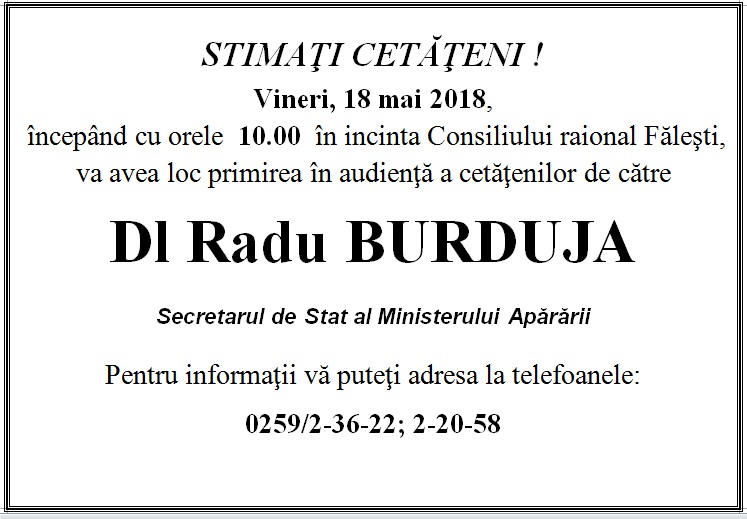 dl radu burduja